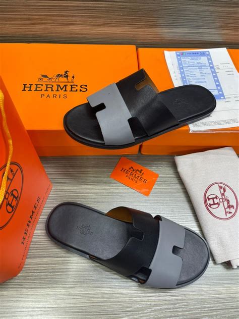 hermes male slippers